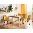 Стол обеденный SIGNAL ADAM дуб ланселот/белый мат 120/68